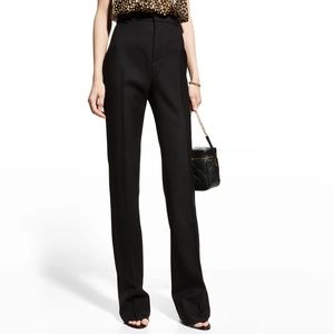 SAINT LAURENT Wool Slim-Leg Pants